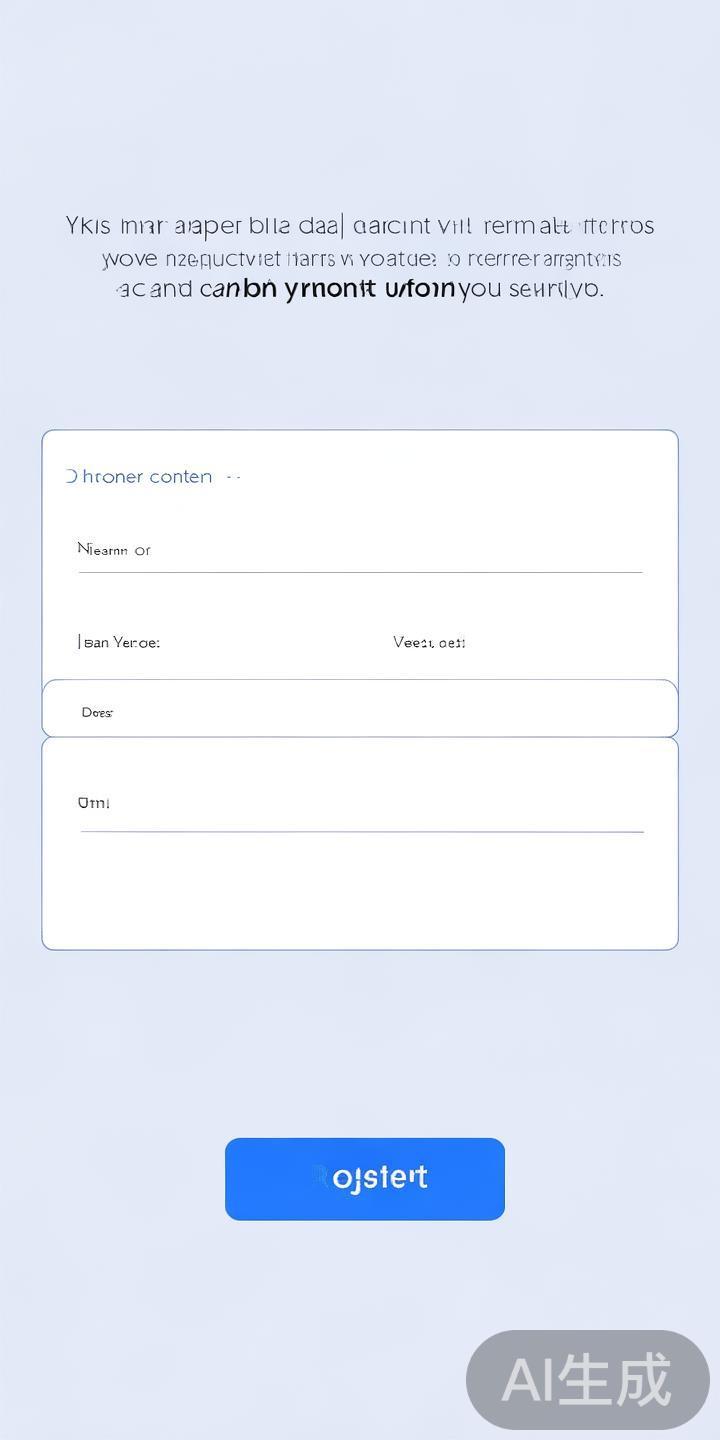 点击“注册”后，即会弹出注册页面。在这里，用户需要